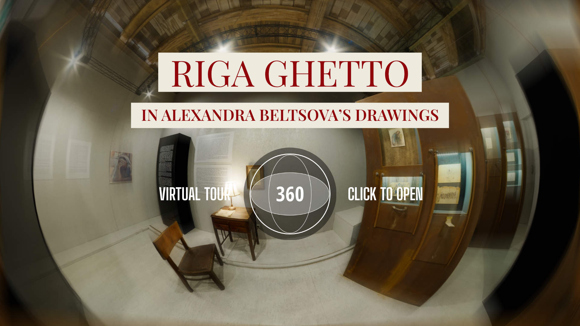 Riga Ghetto in Alexandra Beltsova’s drawings