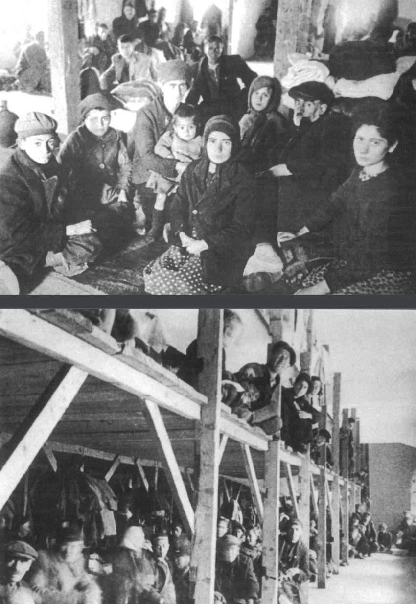 Maķedonijas ebreji Monopola tranzīta nometnē Skopjē, no kurienes 7215 cilvēki tika deportēti uz Treblinku. Tikai 165 no viņiem izdzīvoja, no tiem 74 bija Spānijas ebreji, kurus Hulio Palensija bija ierakstījis īpašā reģistrā Sofijas kancelejā 1943. gada martā. 